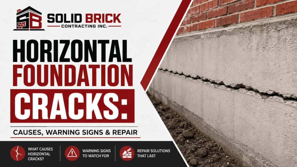 Horizontal Foundation Cracks