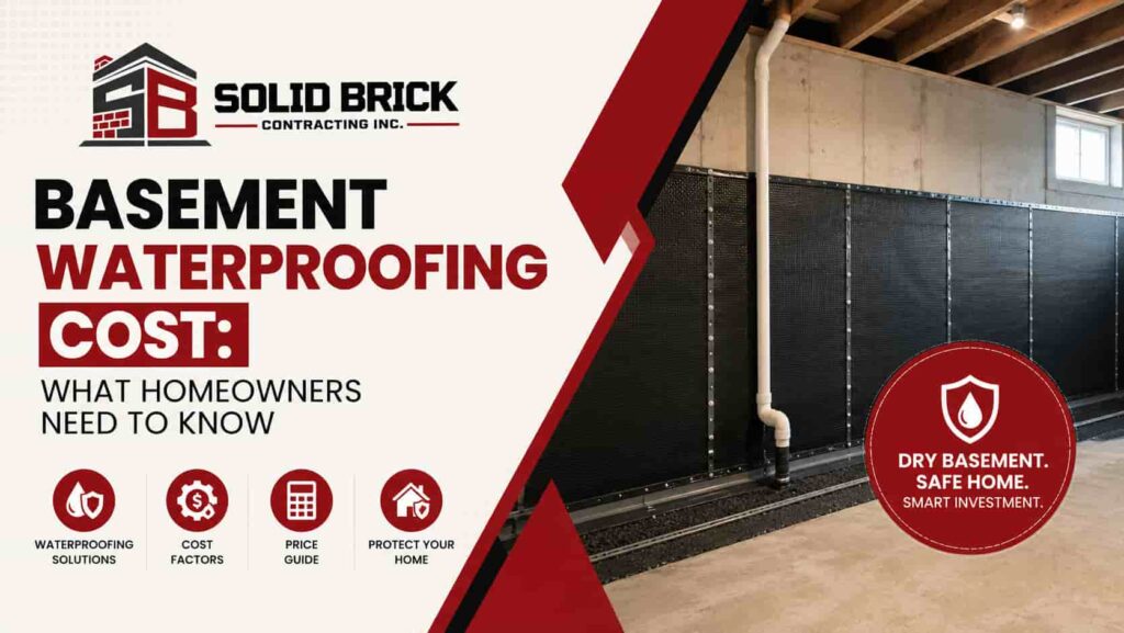 Basement Waterproofing Cost