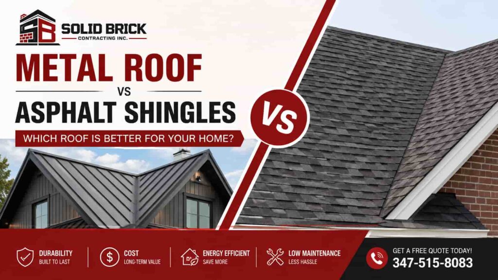 Metal Roof vs Asphalt Shingles